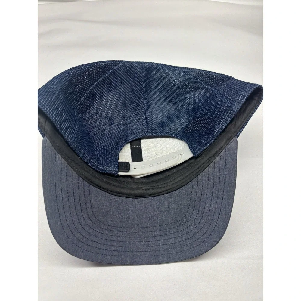 Adidas Golf Logo Blue Snapback Mesh Back Trucker‎ Hat / Cap